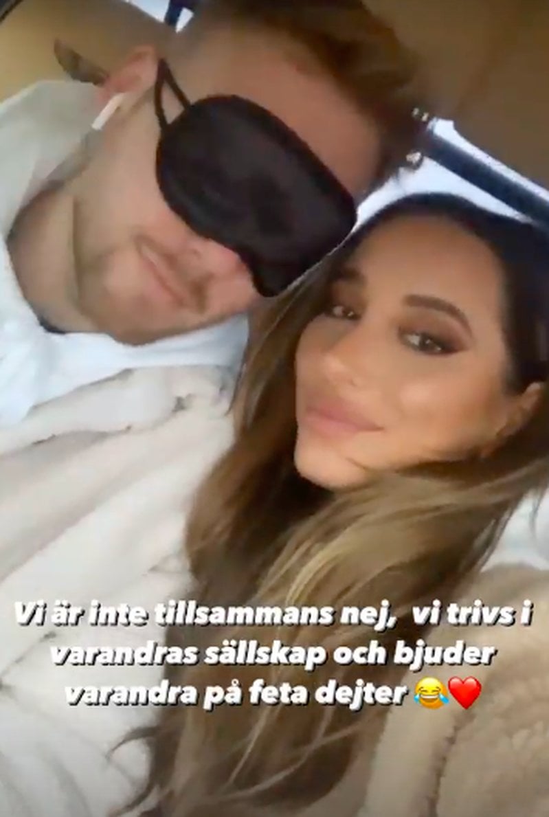 Att de är tillsammans är något bägge nekar, men de verkar ha det mysigt ändå. Bildkälla: Instagram/aantonijamandir Att de är tillsammans är något bägge nekar, men de verkar ha det mysigt ändå. Bildkälla: Instagram/aantonijamandir